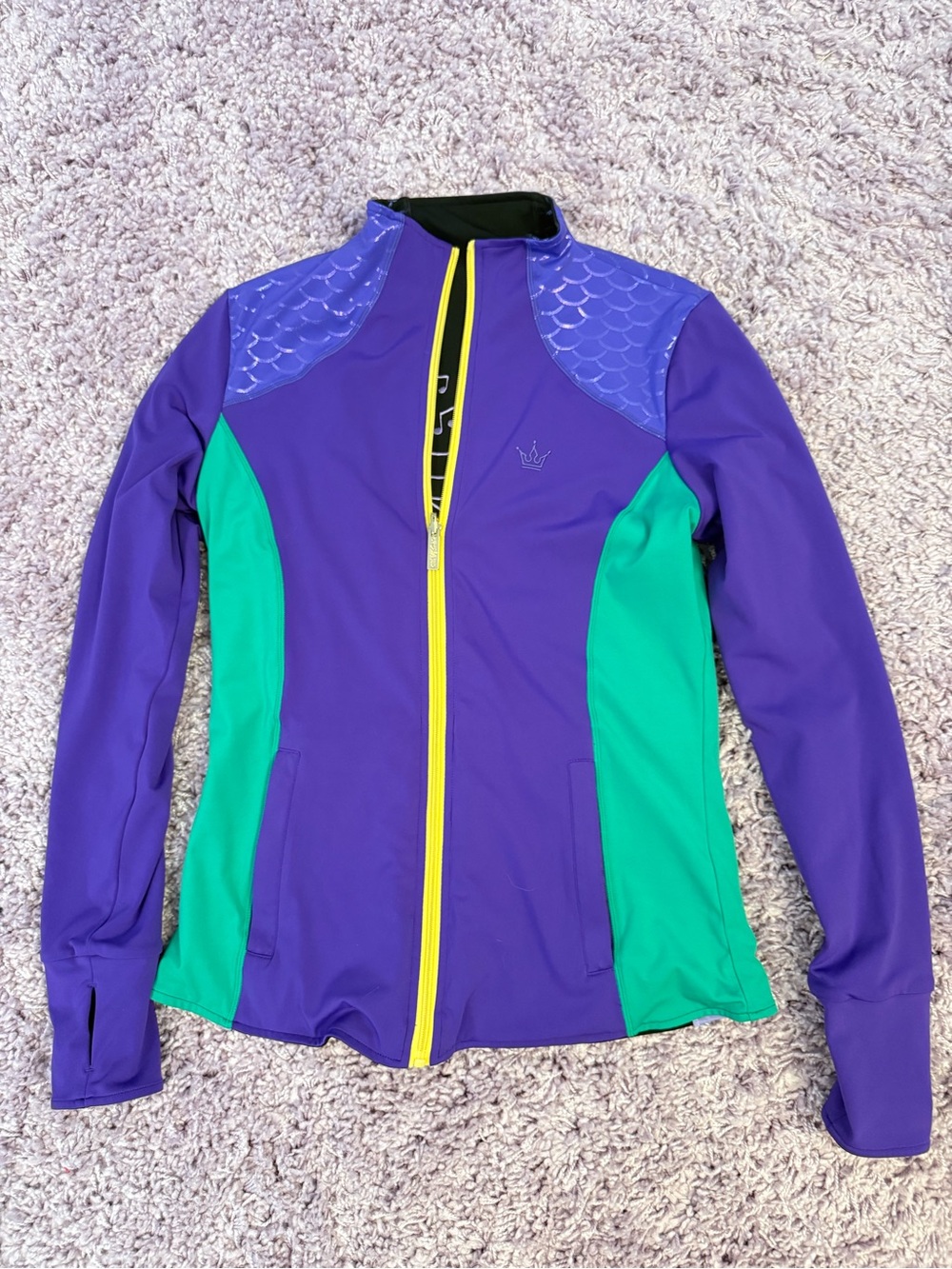Crowned Athletics Mermaid Princess Reversible Jacket